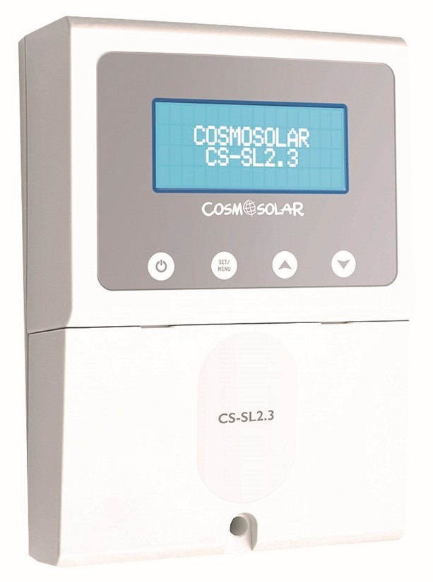 Termostato para sistemas de circulação forçada “Cosmosolar”